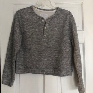 Cropped sweatshirt